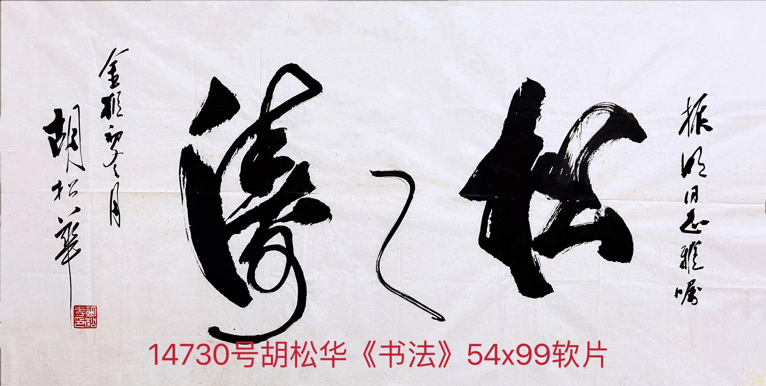 14730号胡松华《书法》54x99软片【】【20220518有上新网站】.jpg