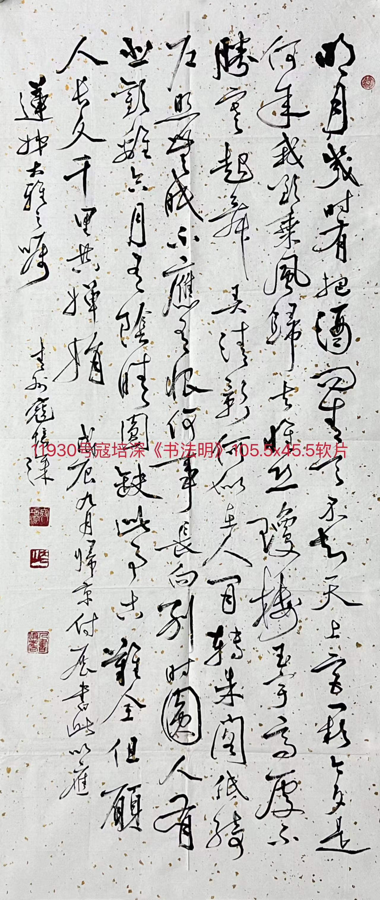 11930号寇培深《书法明》105.5x45.5软片【】.jpg