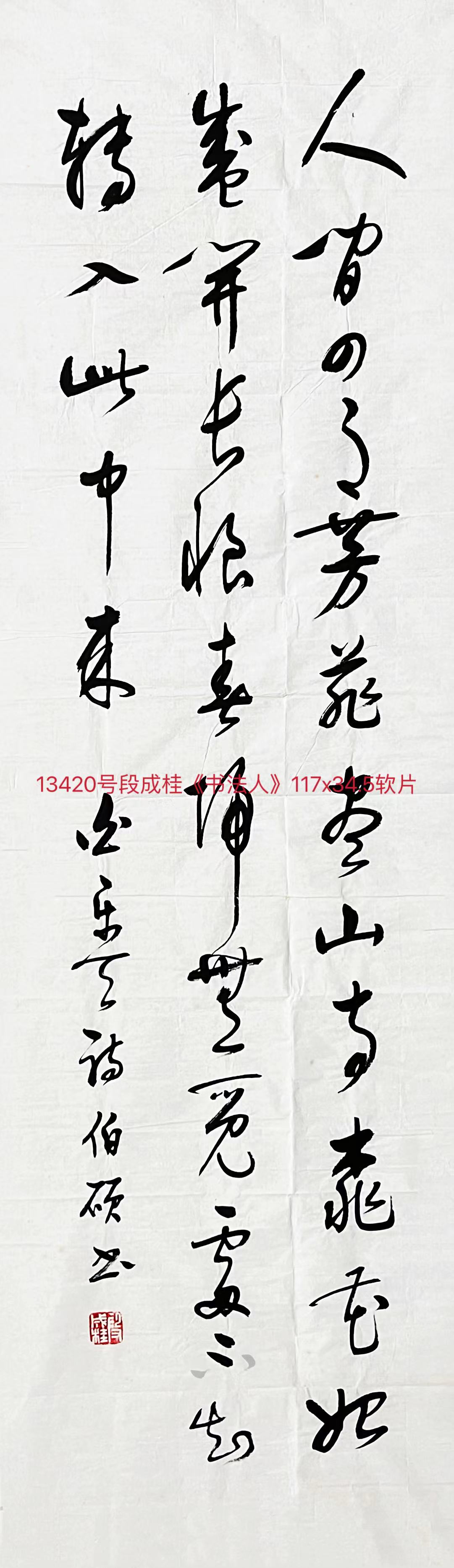 13420号段成桂《书法人》117x34.5软片【】.jpg