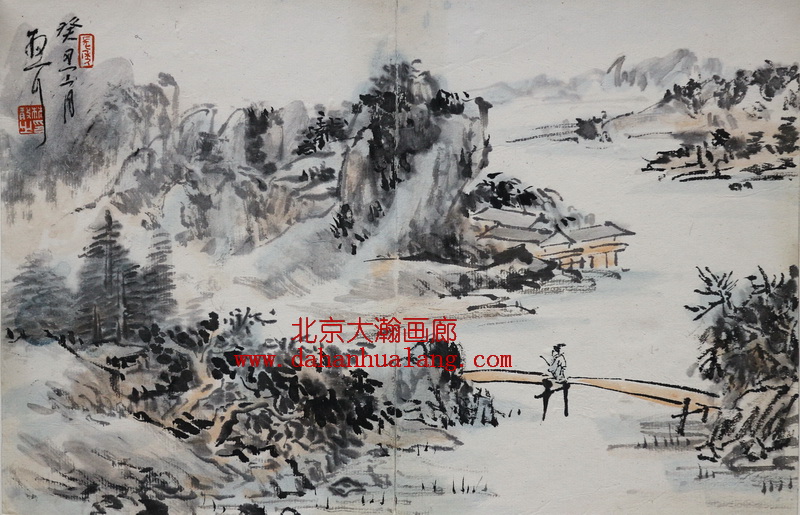 08460号林散之【山水】17.4x26.8镜片册页2-1【36300元20141205徐显峰宏大428号那卖我23张之一手机13811506066】【125000已售出王路20141207刷3次卡】.JPG