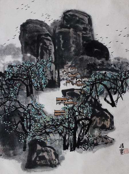 05636号王维宝【家乡】66x49.5原裱立轴.jpg